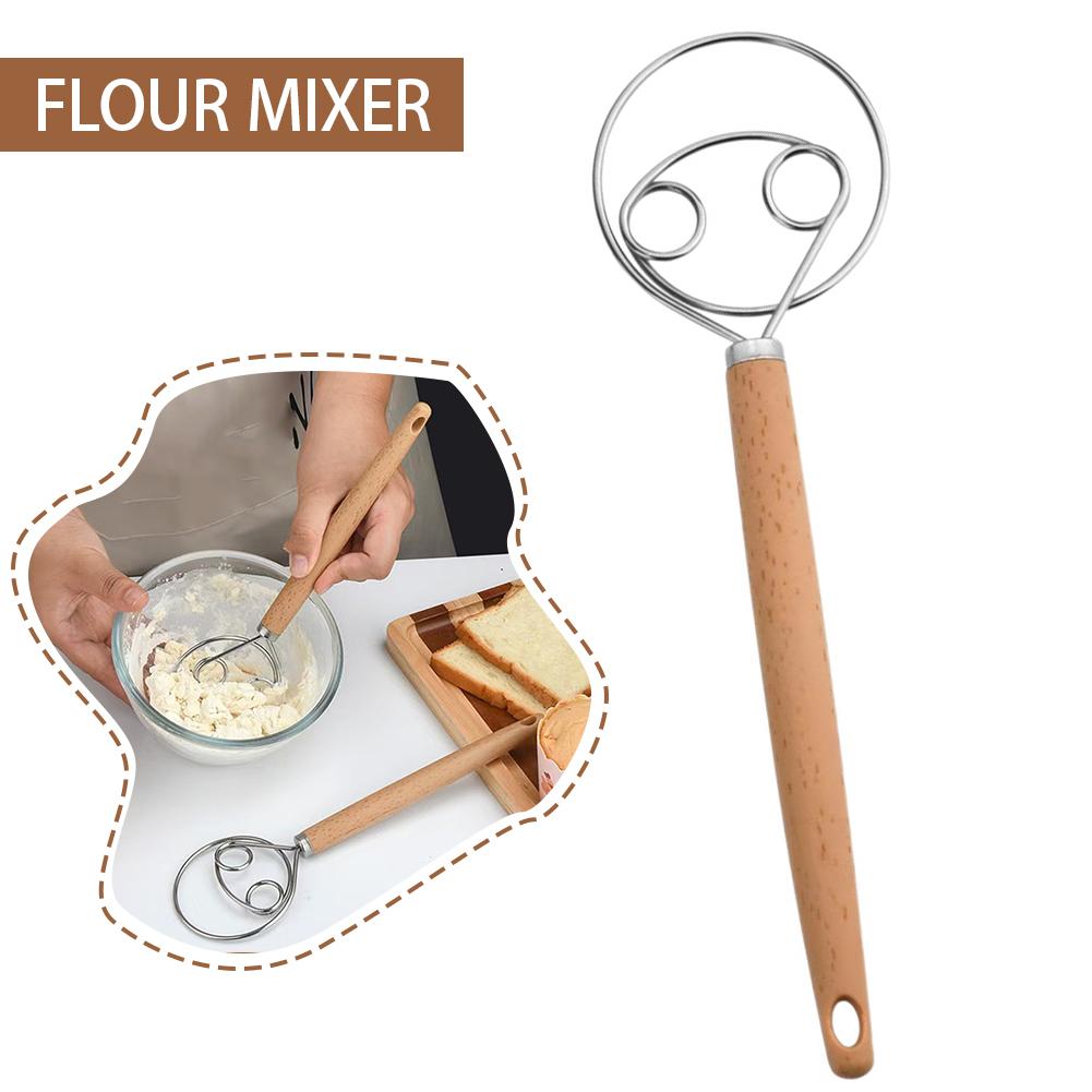 Danish Pancake Pan - Danish Dough Whisk Stainless Steel Bread