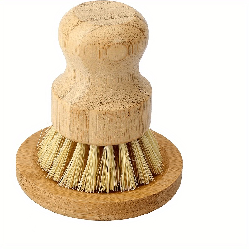 Cast Iron Corn - Bamboo Dish Scrub Brush Soap Dish