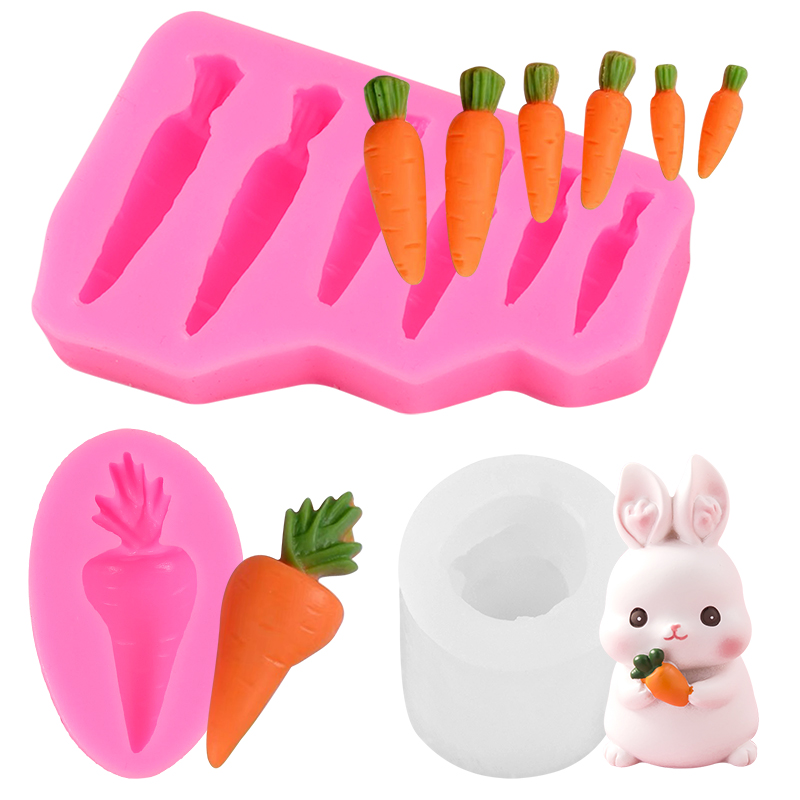 Bunny Cake Mold - 3D Easter Rabbit Silicone Mold Cute