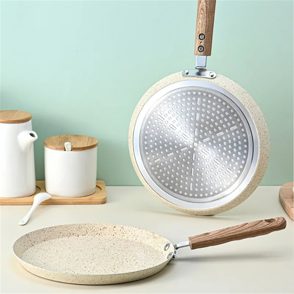Egg Waffle Pan - Frying Pan Non-stick Pancake Crepe Pan