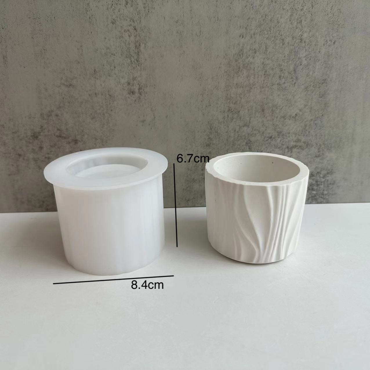 Gypsum Lined Candle Cup Silico - Potsticker Mold review and price