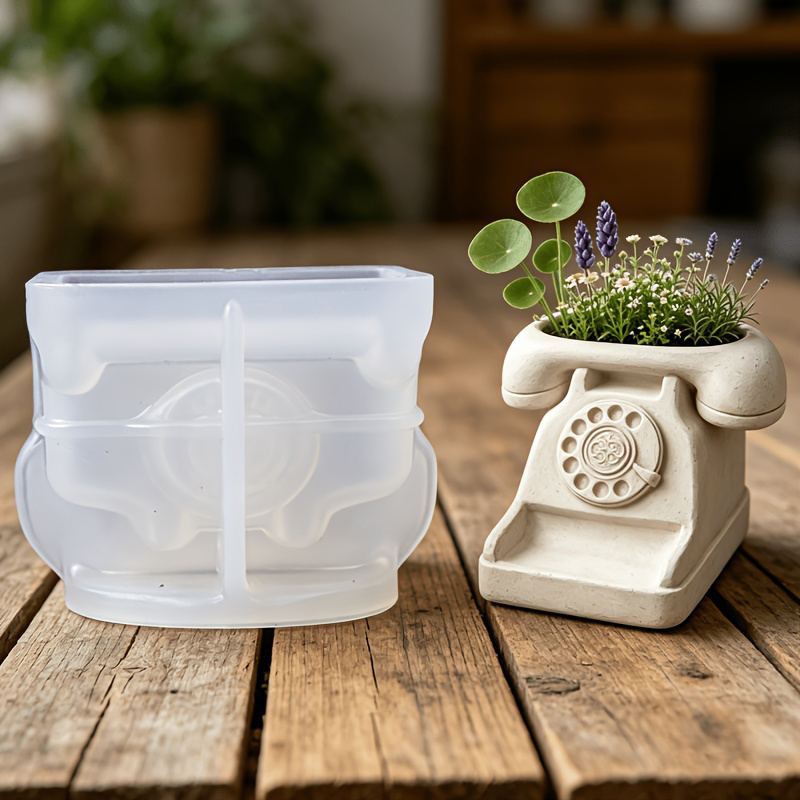 3D Vintage Rotary Telephone Su - Potsticker Mold review and price