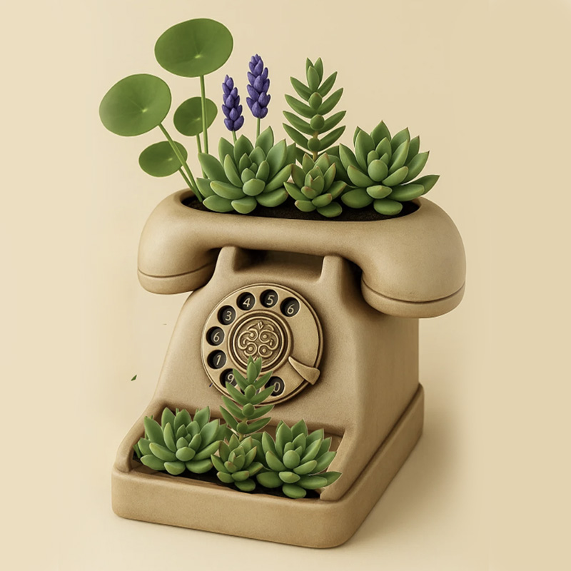 3D Vintage Rotary Telephone Su - Potsticker Mold review and price