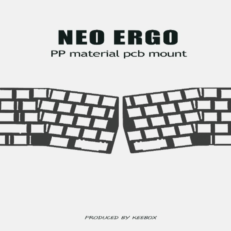 Neo Ergo Keyboard Positioning  - Crepe Pan Carbon review and price