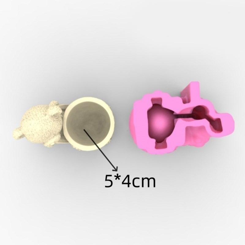 91AC Cartoon Bear Flower Pots  - Potsticker Mold review and price