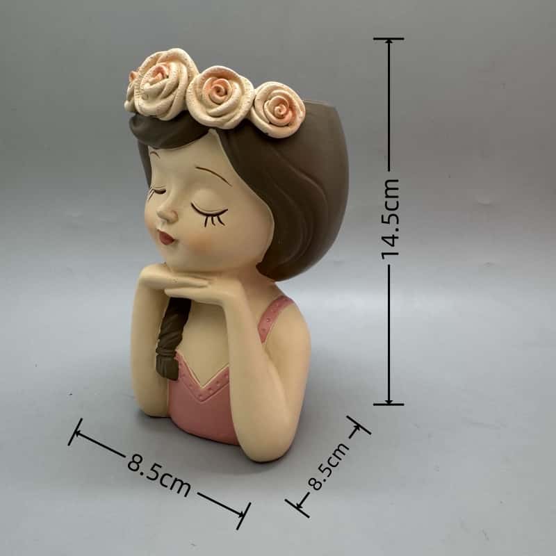 Cute girl flower pot silicone  - Potsticker Mold review and price