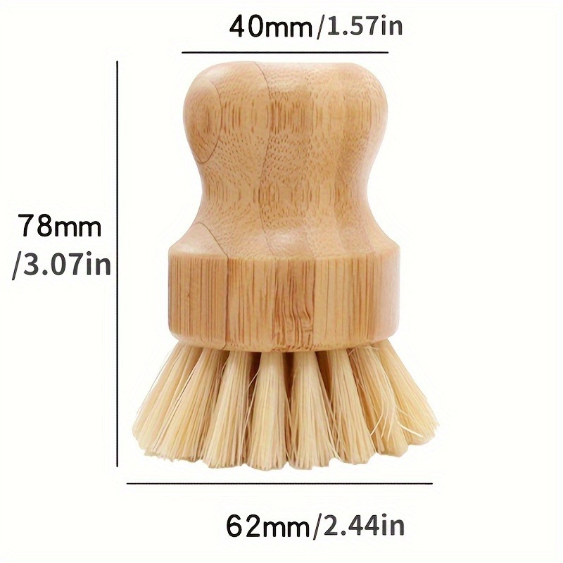 Bamboo Dish Scrub Brush Soap D - Cast Iron Corn review and price