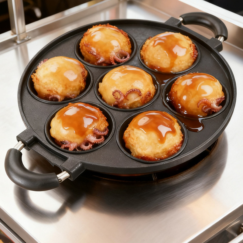Large Octopus Ball Maker Pan T - Takoyaki Grill Plate review and price