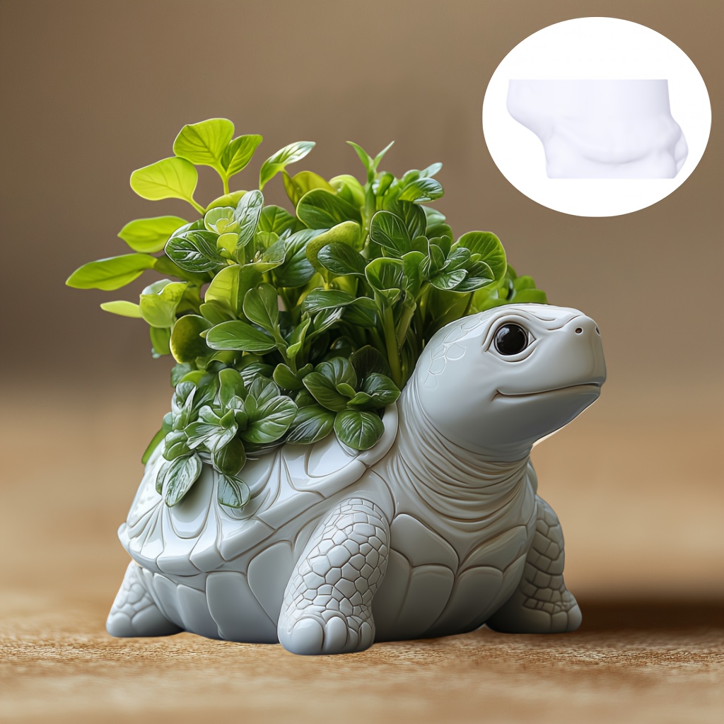 Cute turtle succulent plant fl - Potsticker Mold review and price