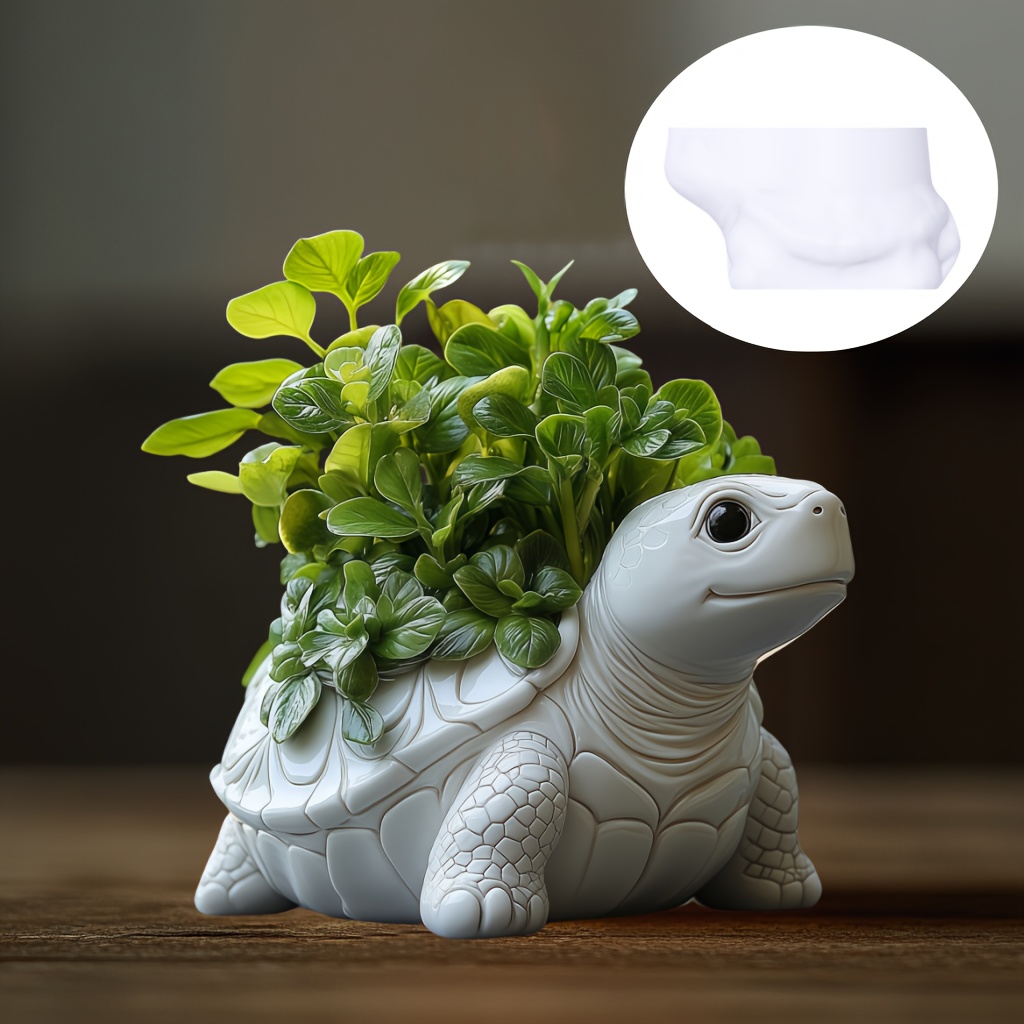 Cute turtle succulent plant fl - Potsticker Mold review and price