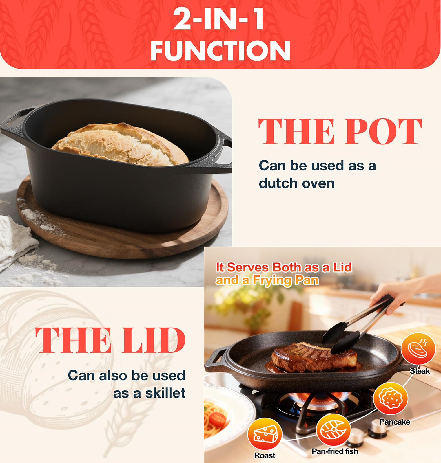 Dutch Oven For Bread Baking So - Cast Iron Corn review and price