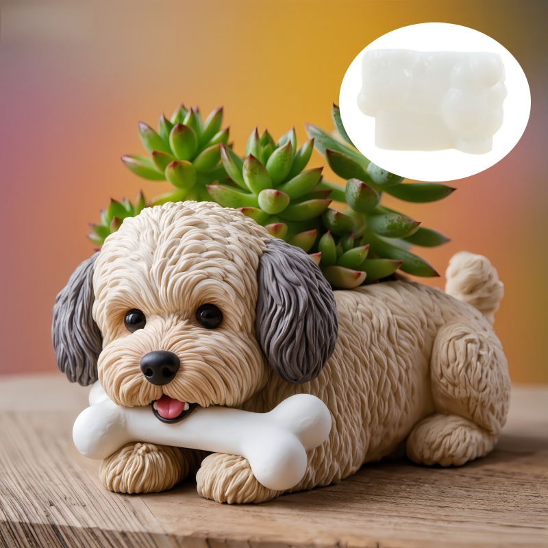 Cute dog bone shape succulent  - Potsticker Mold review and price