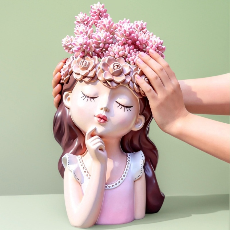 Large Fairy Girl Flower Pot Si - Potsticker Mold review and price