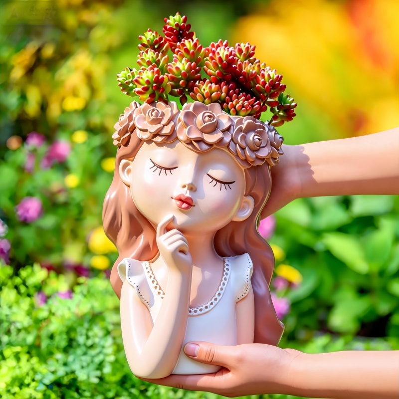 Large Fairy Girl Flower Pot Si - Potsticker Mold review and price