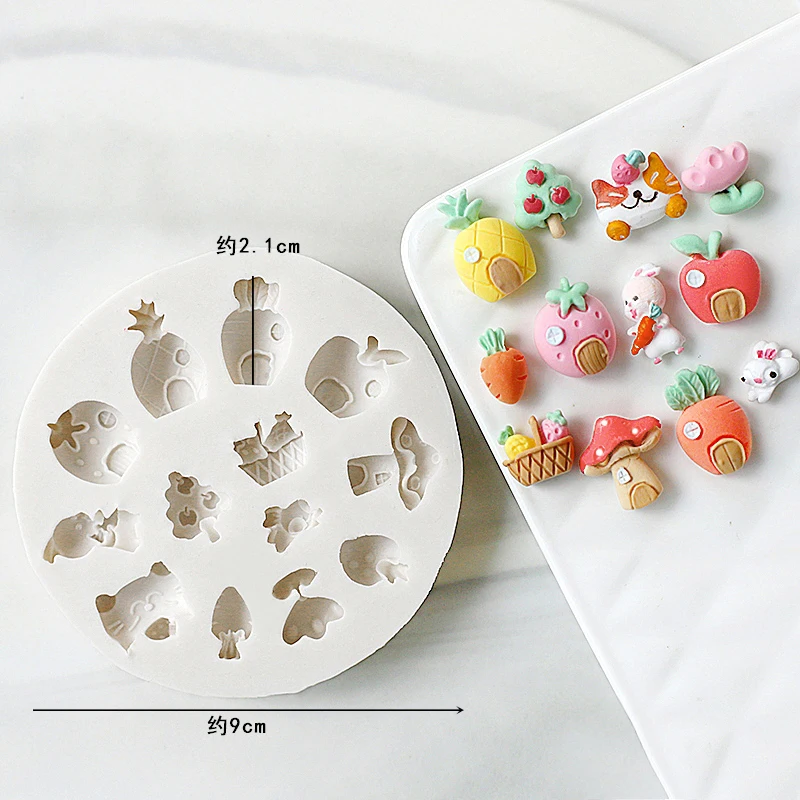 Cute Bunny Bear Carrot House S - Donut Mold Silicone review and price