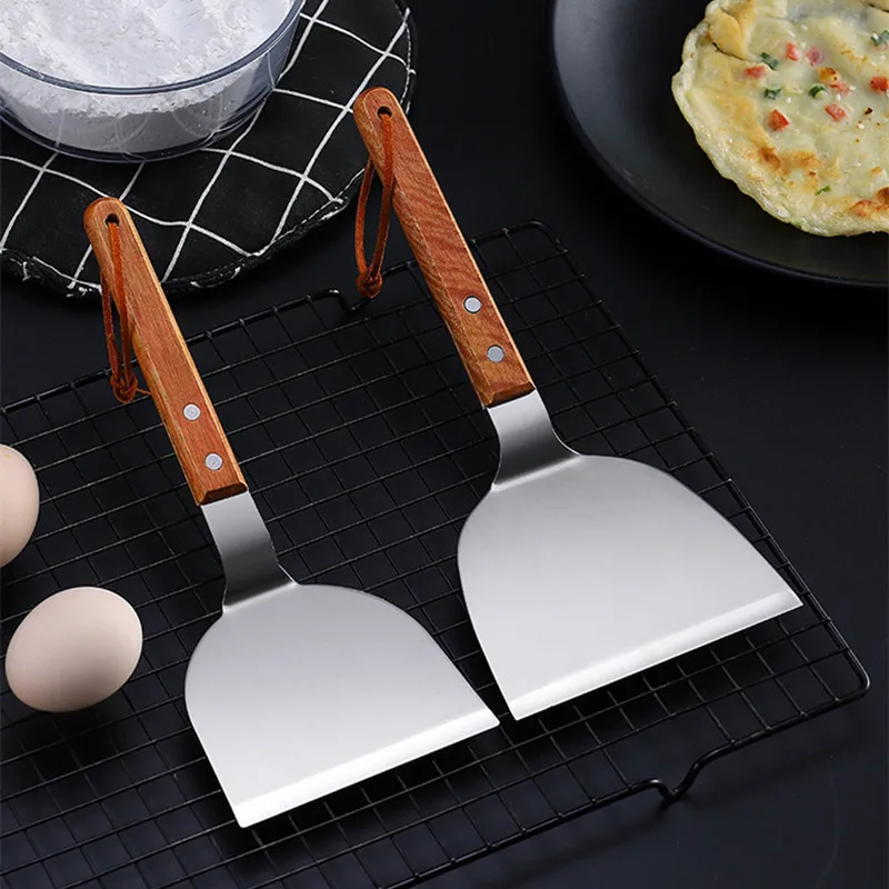 Stainless Steel Wooden Handle  - Okonomiyaki Spatula review and price