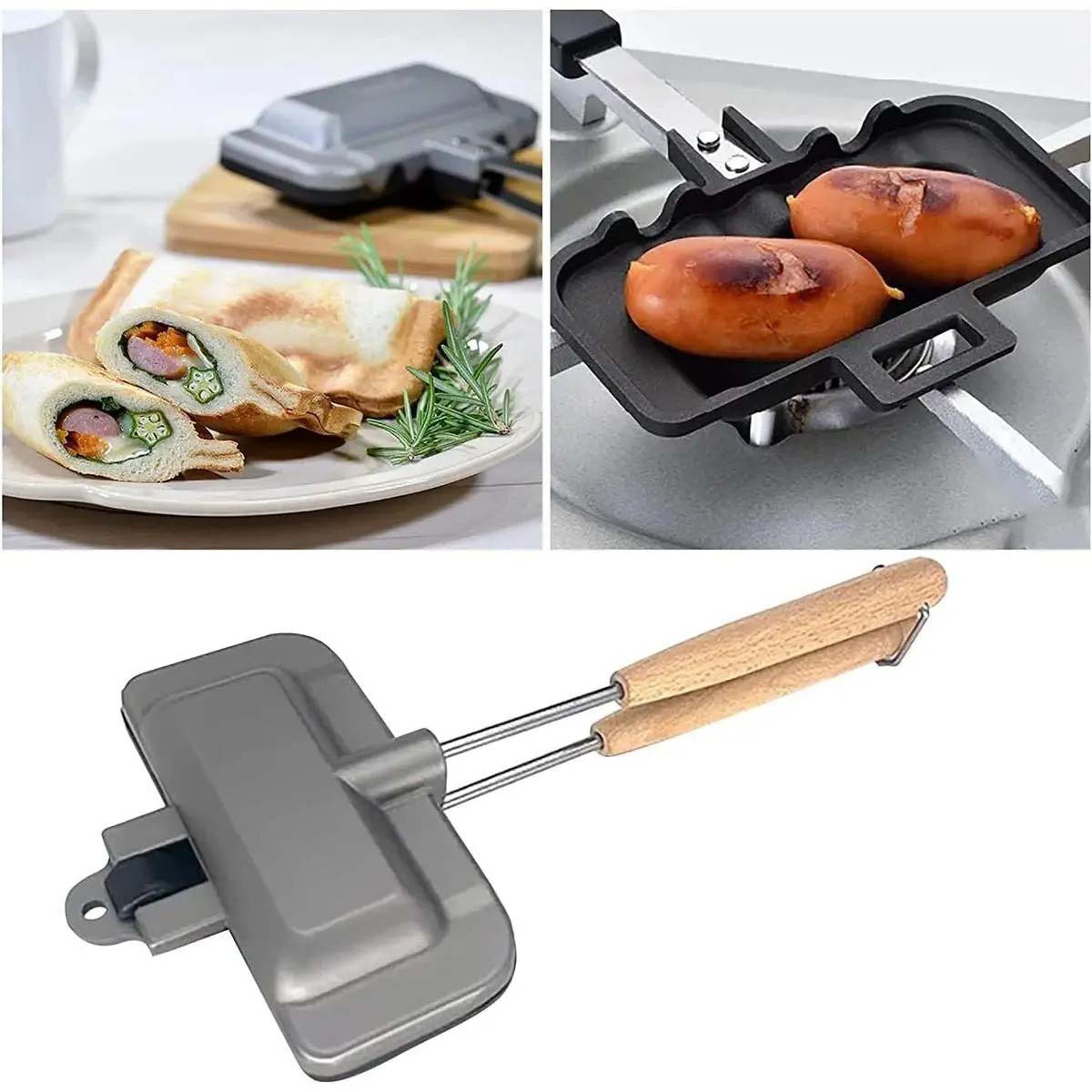 Breakfast Sandwich Maker, 4W1H - Hot Dog Press review and price