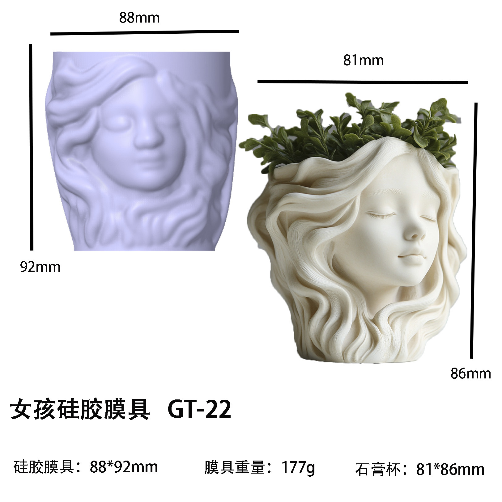 Girl Head Silicone Mold for Cr - Potsticker Mold review and price
