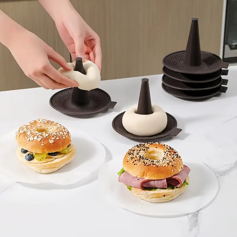 6/12pcs Baking Mold Set Silico - Donut Mold Silicone review and price