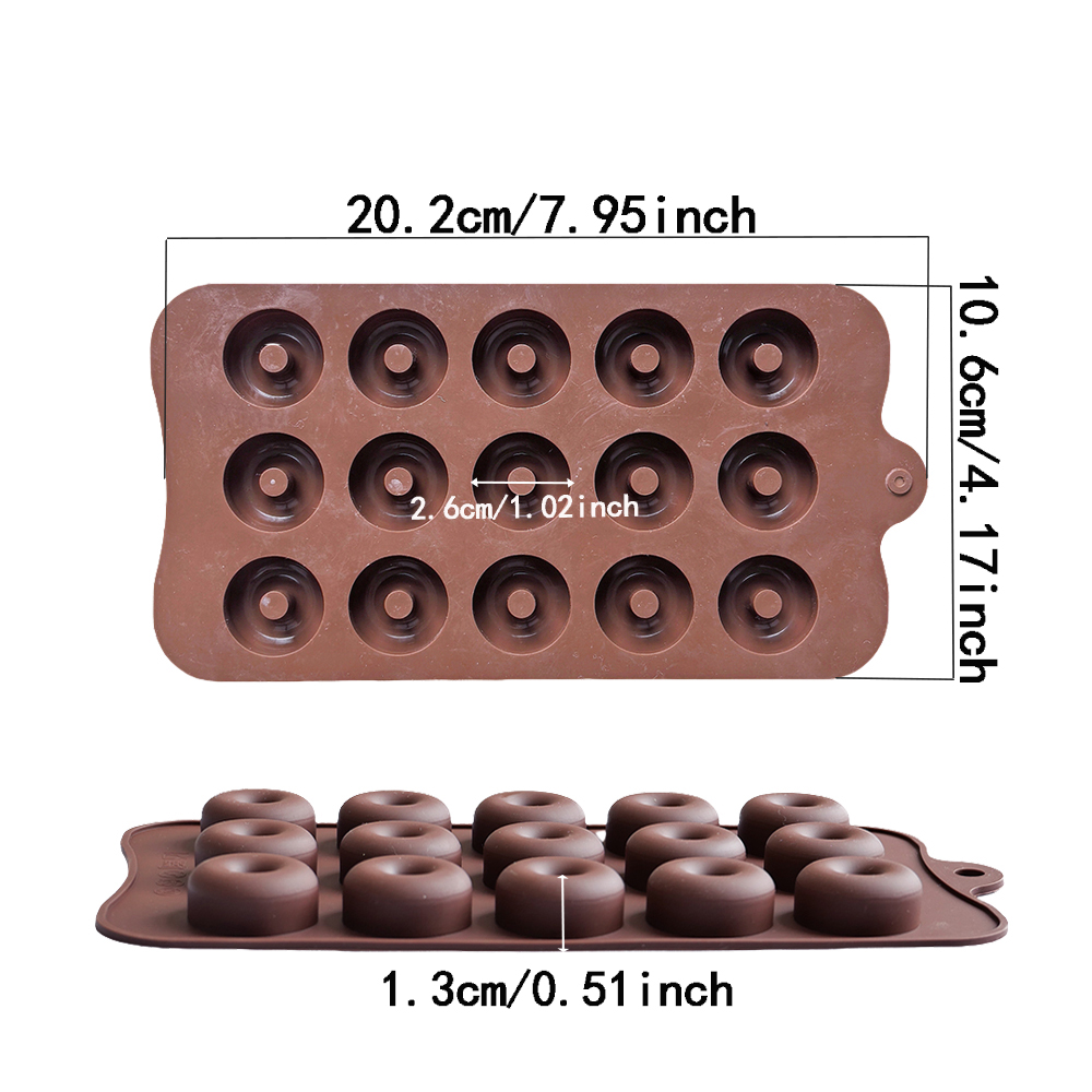1pc 15 hole donut shaped DIY n - Donut Mold Silicone review and price