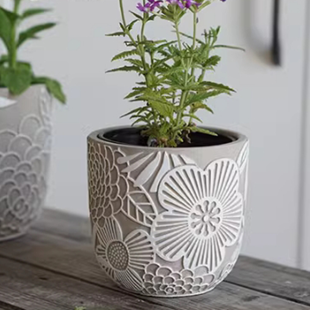Concrete European Plant Pot Si - Potsticker Mold review and price