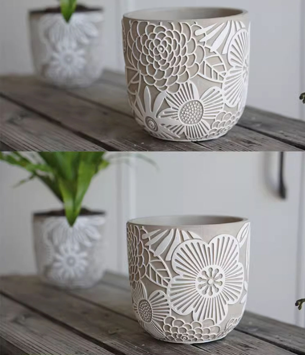 Concrete European Plant Pot Si - Potsticker Mold review and price