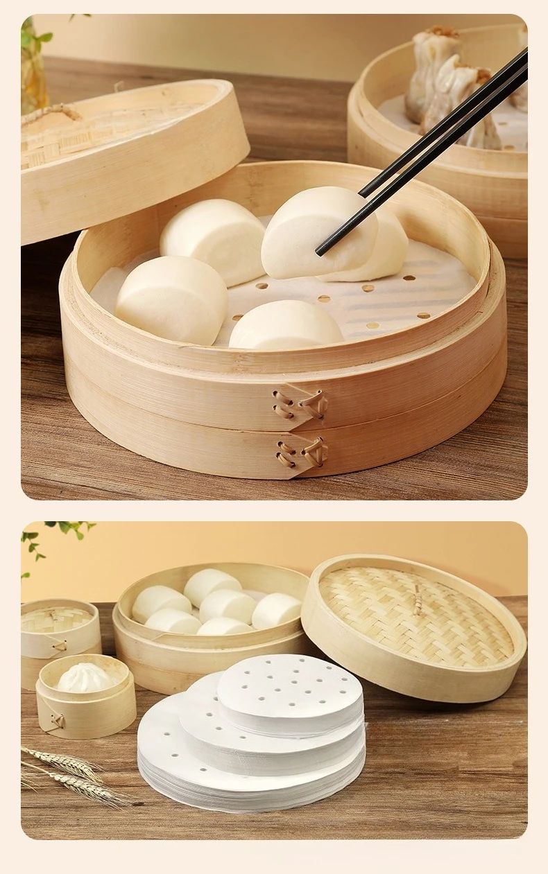 100Pcs Food Grade Disposable S - Bao Steamer Bamboo review and price