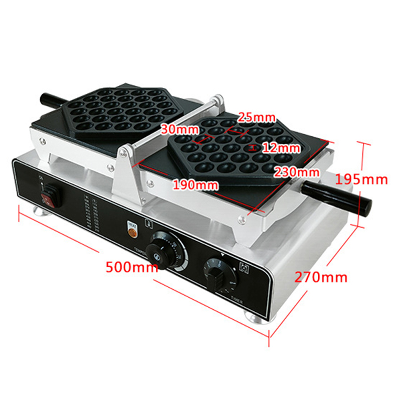 1500W Waffle Maker Commercial  - Egg Waffle Pan review and price