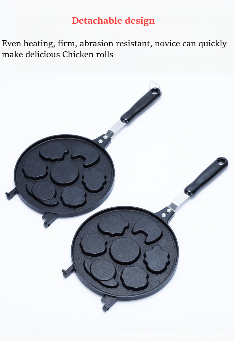 Cartoon Shape Non-stick Baking - Egg Waffle Pan review and price